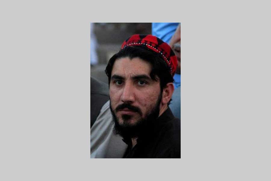 Manzoor Pashteen, student activist and leader of the Pashtun Protection Movement is seen during a rally in Lahore, Pakistan on April 22, 2018.   | Photo Credit: REUTERS