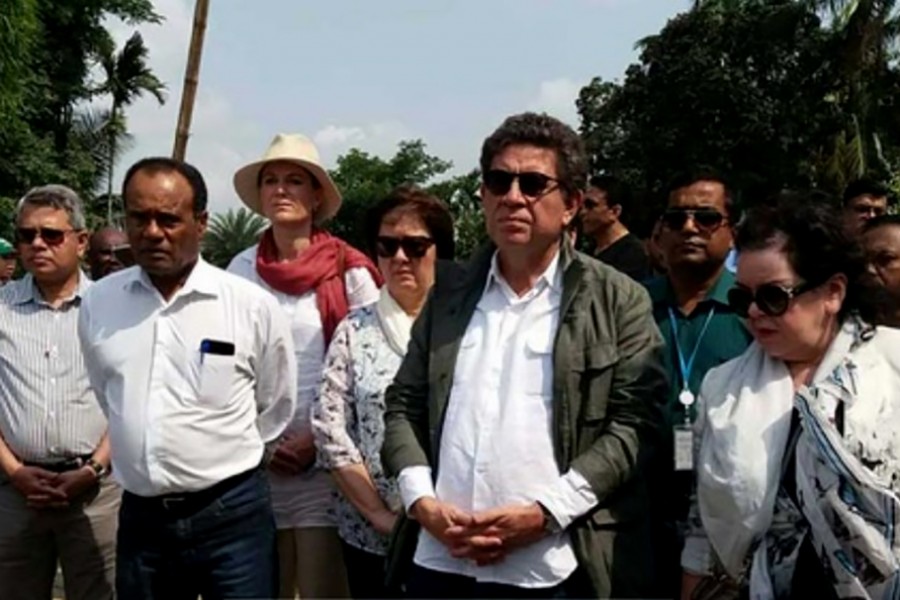 UNSC delegates visits Rohingya camps