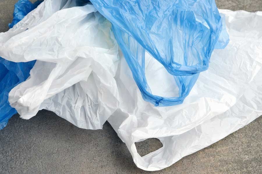 How to get rid of polythene shopping bags   