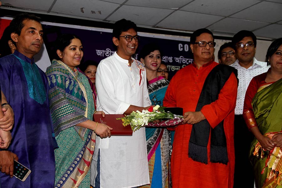 National award winner Chanchal Chowdhury gets reception from College of Development Alternative (CODA).