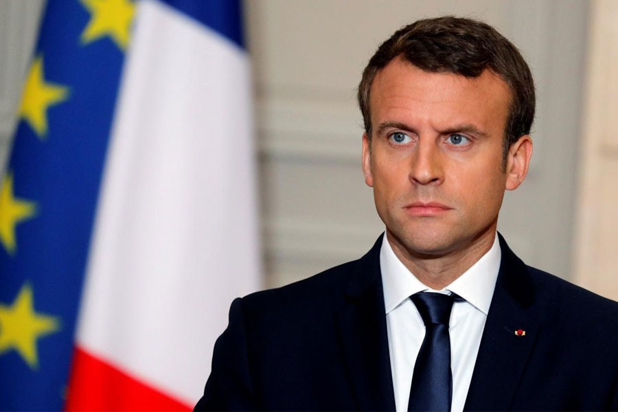 French President Emmanuel Macron. Reuters.