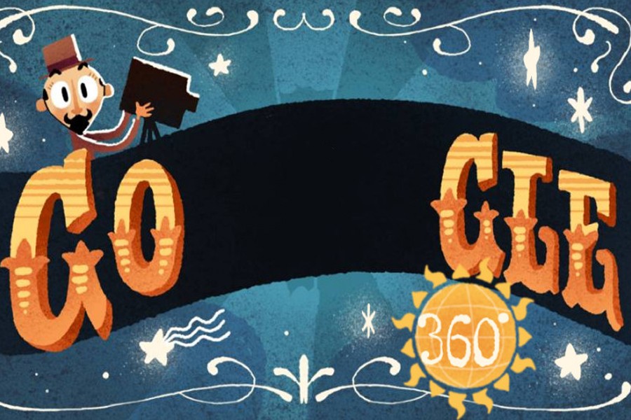 Google introduces 360-degree doodle