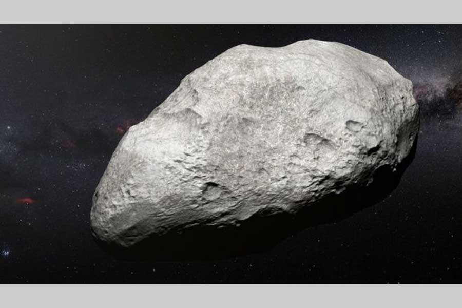 A lone asteroid tells solar system history