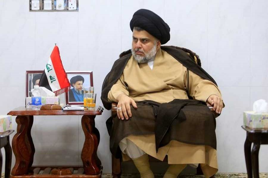 Iraqi Shi'ite cleric Moqtada al-Sadr meets with ambassadors of Turkey, Jordan, Saudi Arabia, Syria and Kuwait, in Najaf, Iraq May 18, 2018. Reuters