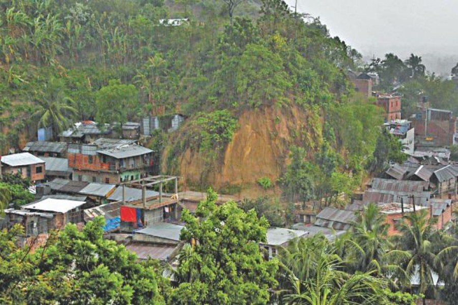 Over 1.0m people living in Chattogram hills amid landslide risks  