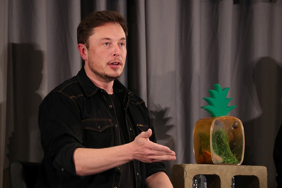 Elon Musk speaks at a Boring Company community meeting in Bel Air, Los Angeles, California, US on May 17 last - Reuters photo