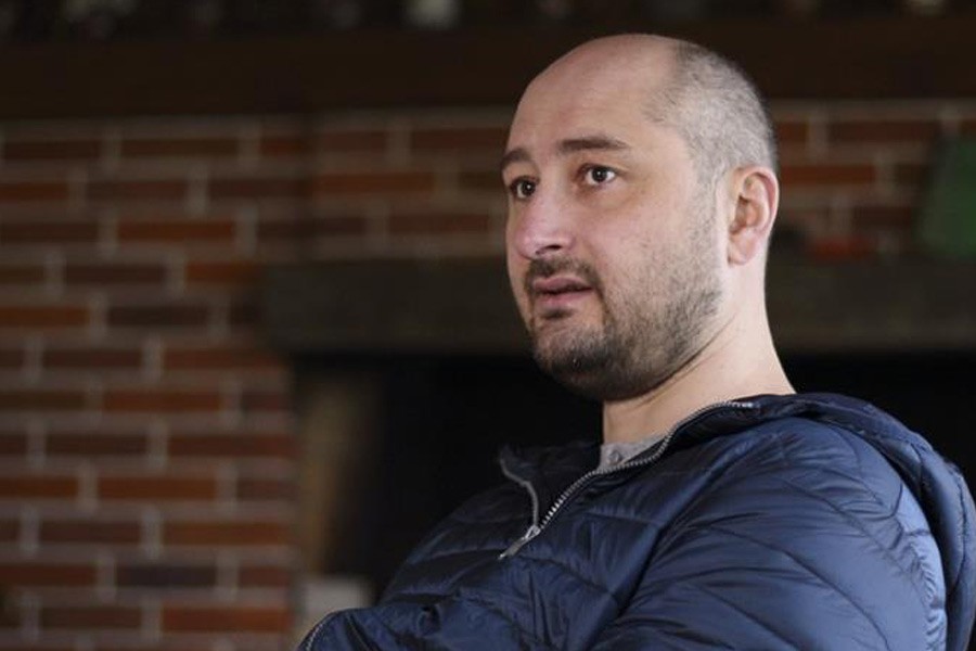Arkady Babchenko was a former soldier in the Chechen war who became one of Russia’s best-known war correspondents. Reuters.