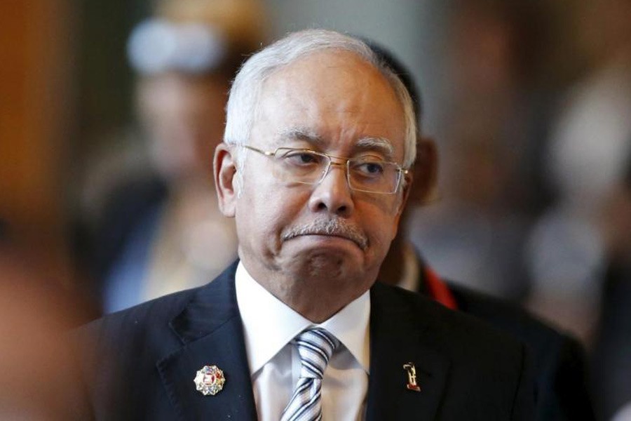 Malaysia’s ex-prime minister Najib Razak. Reuters photo.