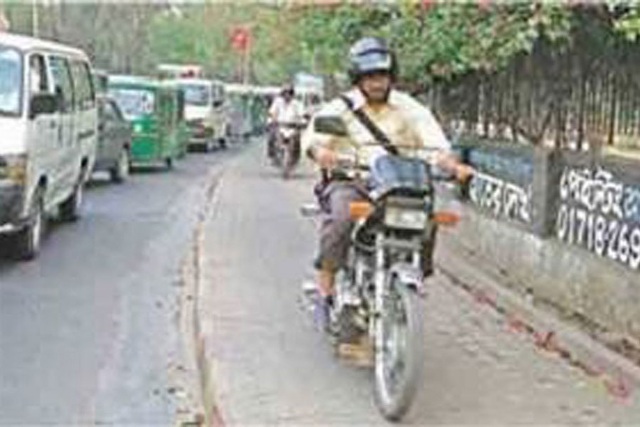 Motorcyclists unruly amid strict drives against traffic rule violation