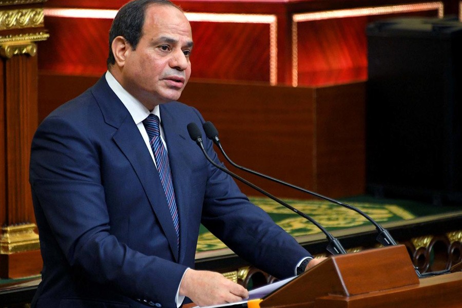 Egypt’s president Abdel Fattah al-Sisi. Reuters.