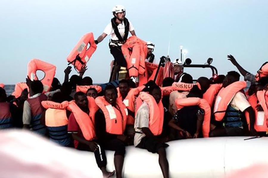Spain to take stranded rescue ship