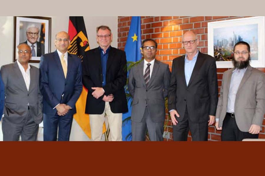 Members of German business community in Bangladesh at a meeting in Dhaka (Photo: UNB)