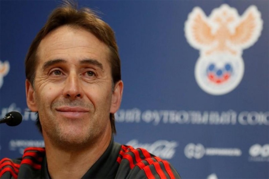 Spain sacks coach Lopetegui just before World Cup debut