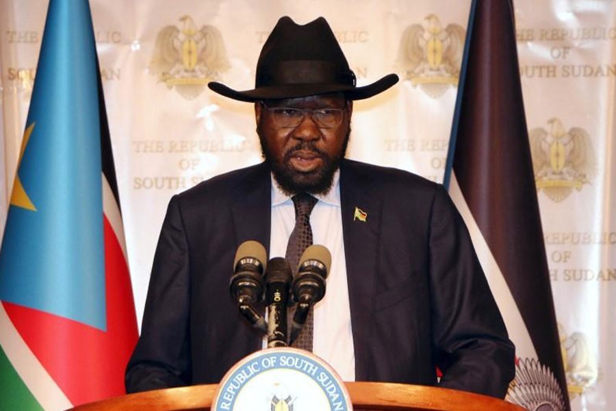South Sudanese president Salva Kiir. Reuters photo.