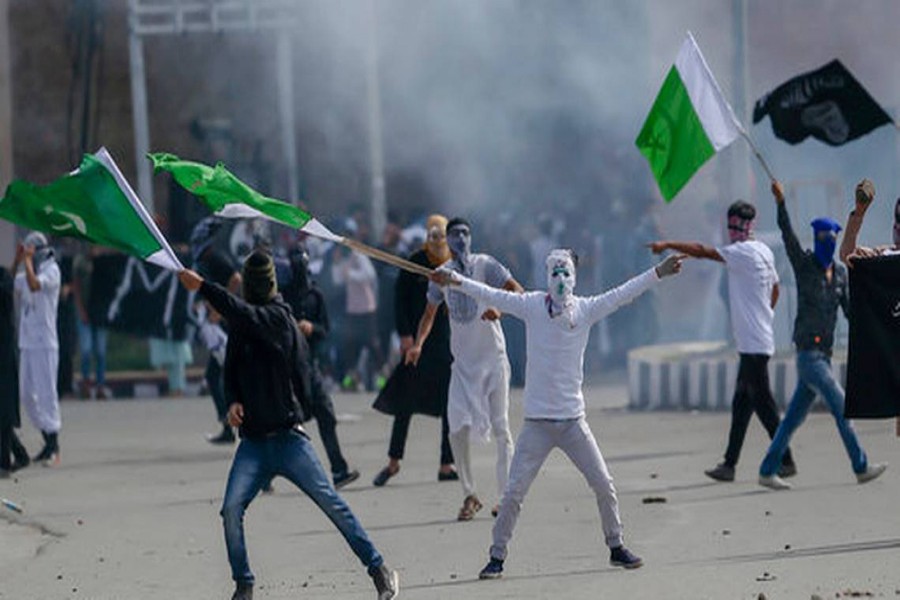 Troops fire at anti-India protesters in Kashmir; 1 dead