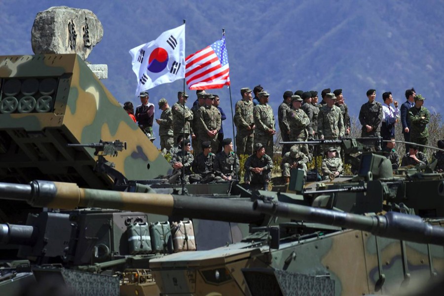 S Korea, US to suspend of major military drills