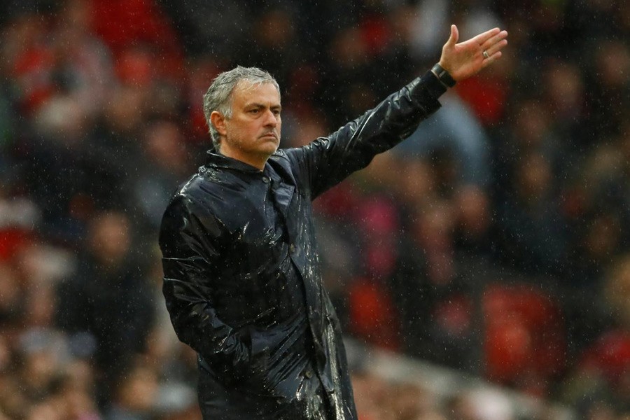 Manchester United manager Jose Mourinho. Reuters Photo.