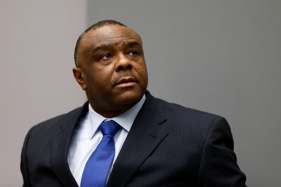 Jean-Pierre Bemba Gombo of the Democratic Republic of the Congo sits in the courtroom of the International Criminal Court (ICC) in The Hague, June 21, 2016. Reuters/File Photo