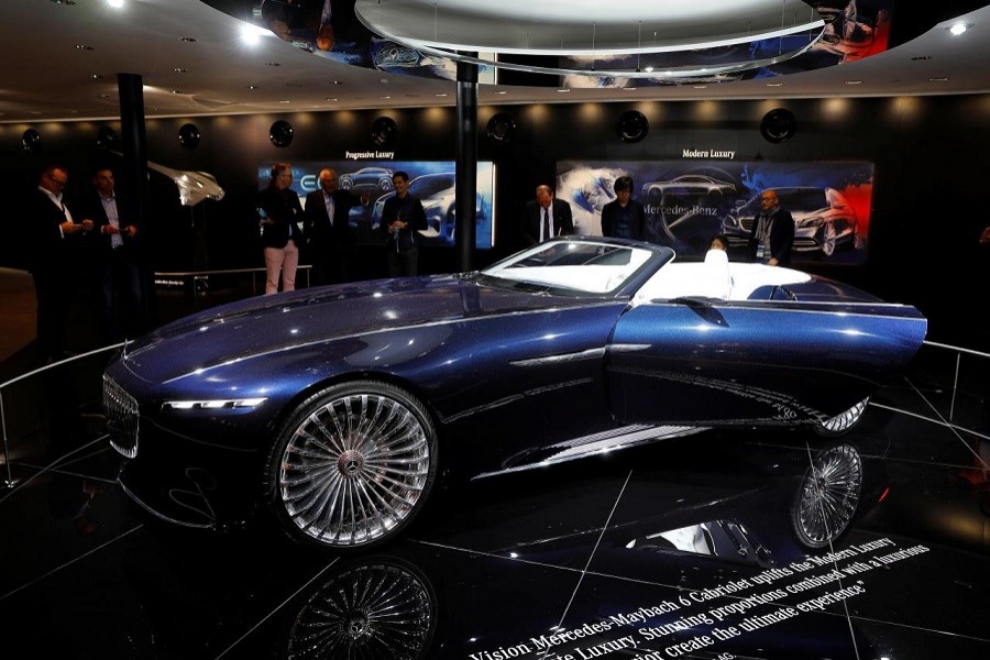 Vision Mercedes-Maybach 6 Cabriolet is displayed during the Frankfurt Motor Show (IAA) in Frankfurt, Germany, September 13, 2017. Reuters/File Photo