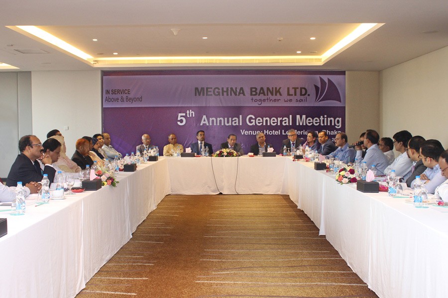 Meghna Bank holds AGM, declares 6pc stock dividend