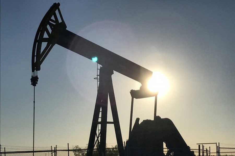 An oil pump is seen operating in the Permian Basin near Midland, Texas, US on May 3, 2017. Reuters/File Photo