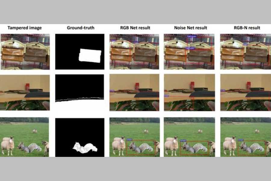 Adobe's algorithm can detect unusual RGB (red, green, blue) values and noise streams. Photo: CVPR