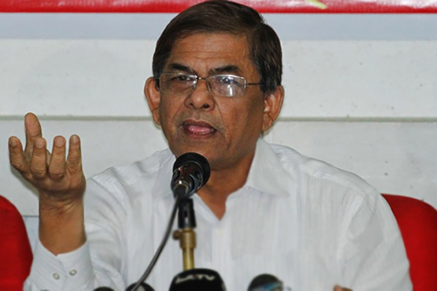 File photo shows BNP Secretary General Mirza Fakhrul Islam Alamgir - Collected