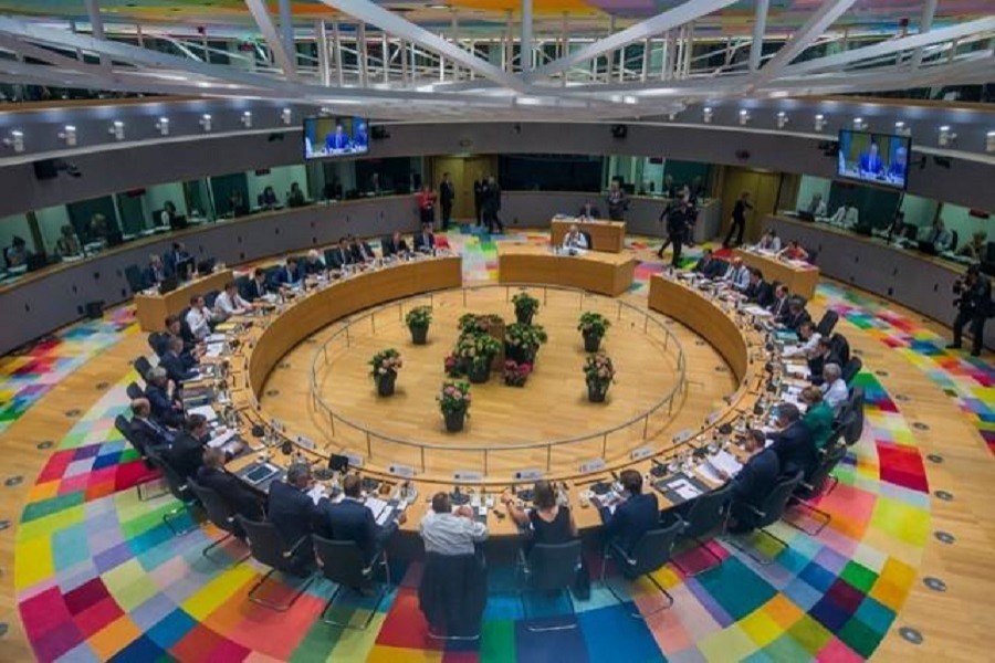 EU leaders take part in a European Union summit in Brussels, Belgium, June 28, 2018. Reuters