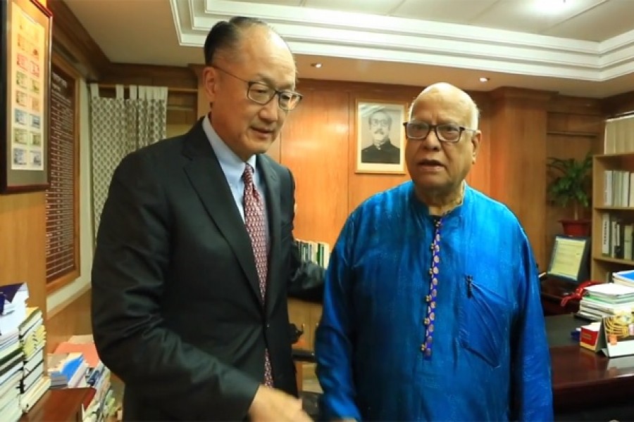 World Bank chief meets finance minister