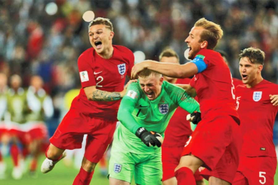 Goalkeeper Jordan Pickford is the toast of his teammates as England beat Colombia 4-3 on penalties to book their place in the final eight of the FIFA World Cup late Tuesday. The English hero later said that he had a lot of research on Colombia prior to the match.