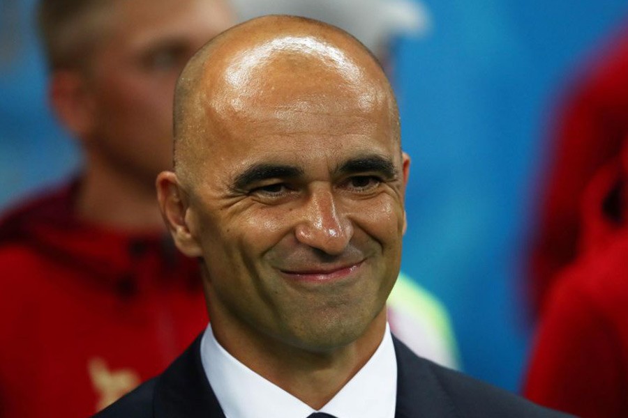 Belgium coach Roberto Martinez. Reuters photo.