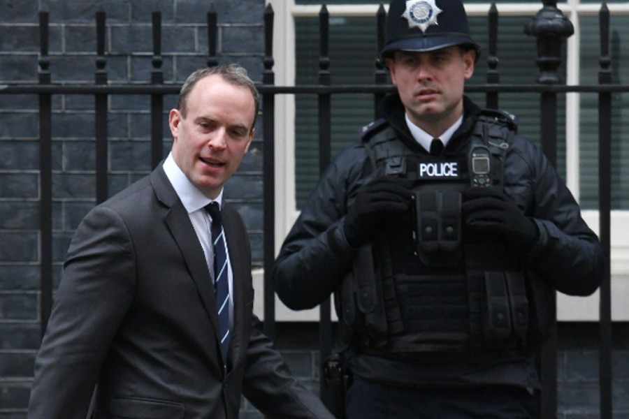 Dominic Raab was previously a minister for housing. Photo courtesy: PA.