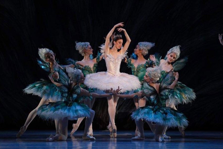 Lana Jones performs in David McAllister’s The Sleeping Beauty at the Sydney Opera House -Image courtesy: Kate Longley