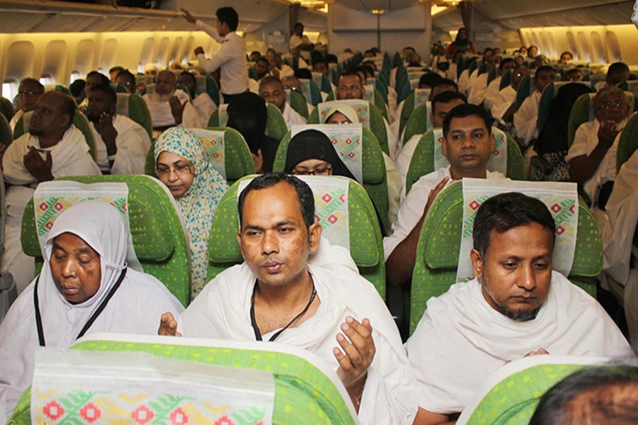 First Hajj flight takes off