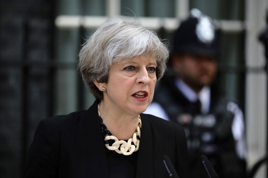 British Prime Minister Theresa May - Reuters photo
