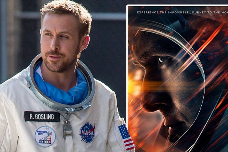 Ryan Gosling pictured as astronaut Neil Armstrong in first official poster for 'First Man'