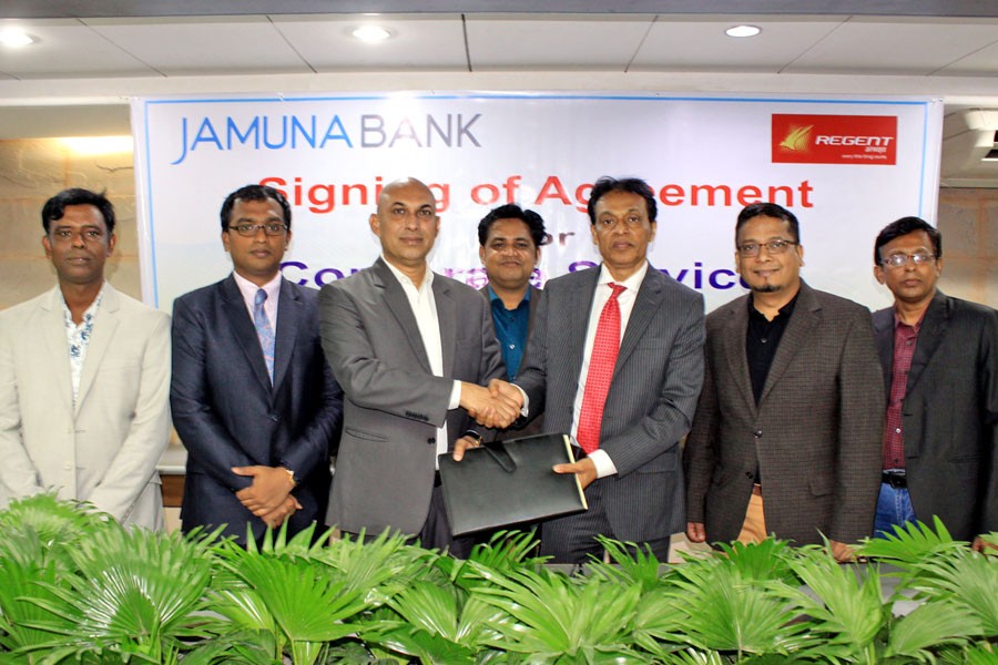 Jamuna Bank inks deal with Regent Airways