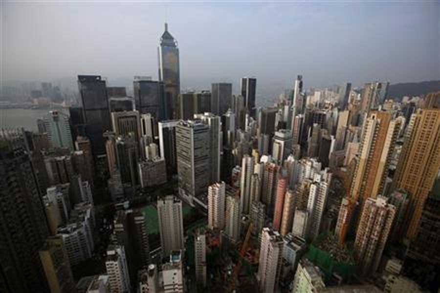 Highrise residential and commercial buildings are seen at Hong Kong island August 29, 2012. Reuters/Files