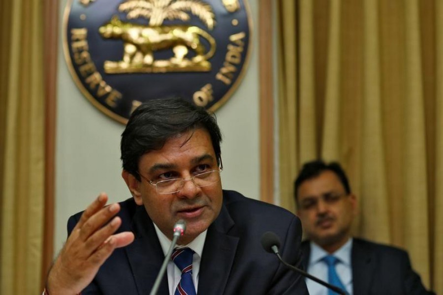 The Reserve Bank of India (RBI) Governor Urjit Patel attends a news conference after the bi-monthly monetary policy review in Mumbai, India April 6, 2017. Reuters/File photo