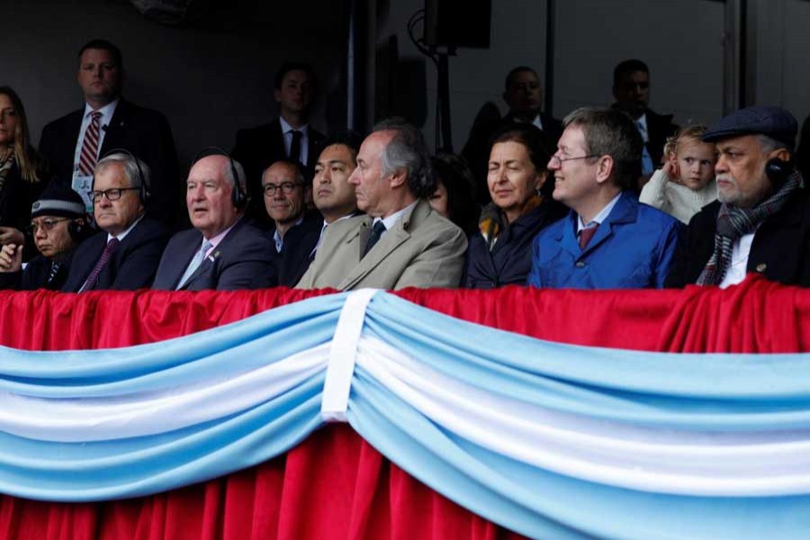 G20 Agriculture Ministers is seen at a visit at the 132th annual Argentine Rural Society's Palermo livestock and agriculture camp exhibition in Buenos Aires, Argentina, July 28, 2018.Reuters