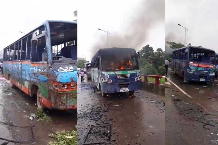 Two die as bus drives into students on Dhaka road