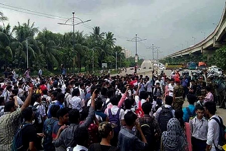 Students demand justice over Sunday's bus crash