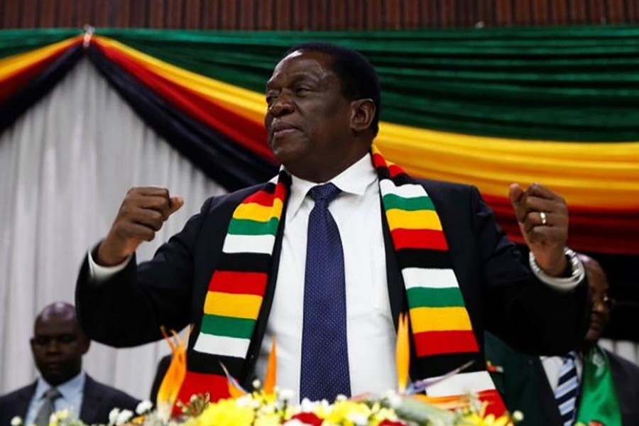 Newly elected Zimbabwean president calls for unity