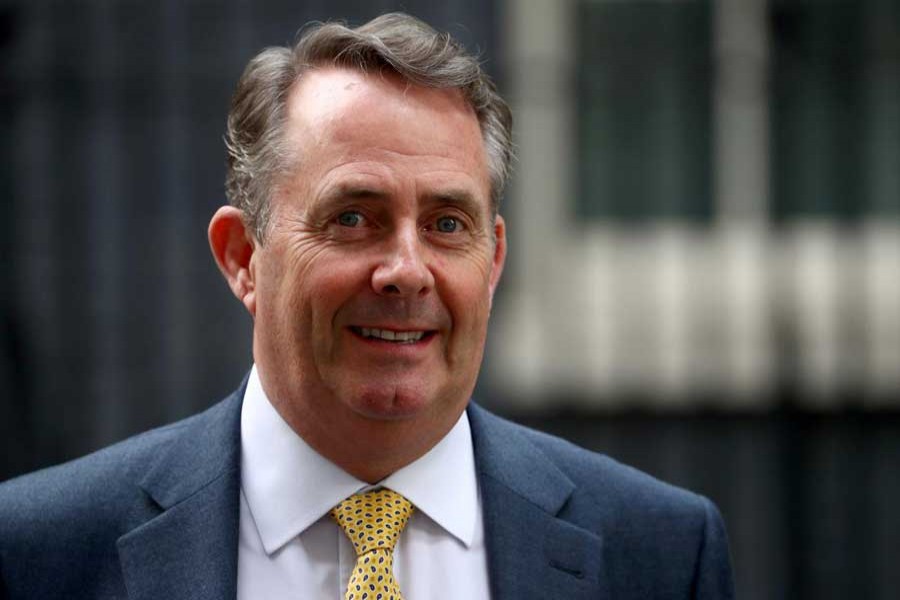 Britain's Secretary of State for International Trade Liam Fox leaves Downing Street in Westminster, London, Britain, July 18, 2018. Reuters/Files