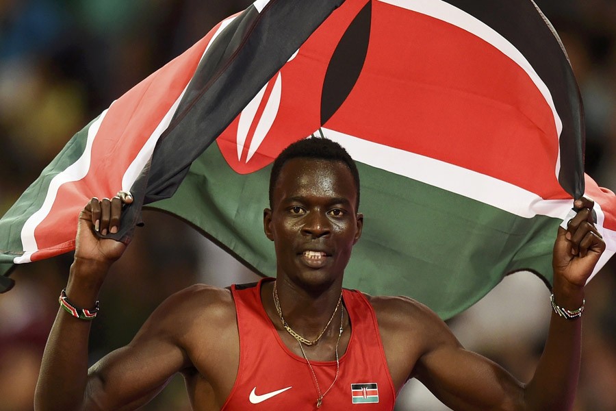 In 2015, Bett made history in China by becoming the first Kenyan to win a world gold at a distance shorter than 800m - Photo: Reuters