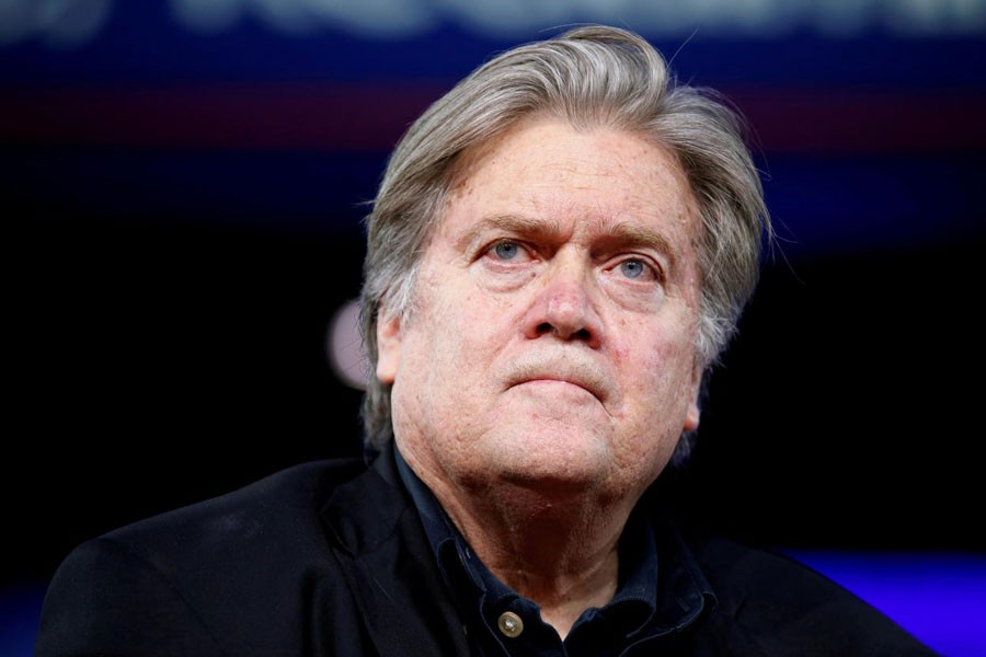 White House Chief Strategist Stephen Bannon speaks at the Conservative Political Action Conference (CPAC) in National Harbor, Maryland, US, February 23, 2017 – Reuters file photo