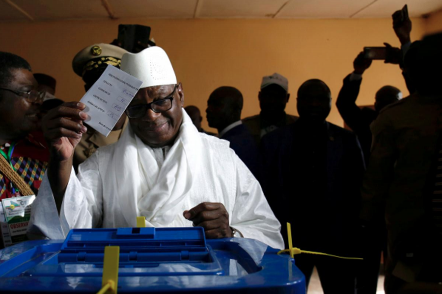 Mali President Keita wins re-election