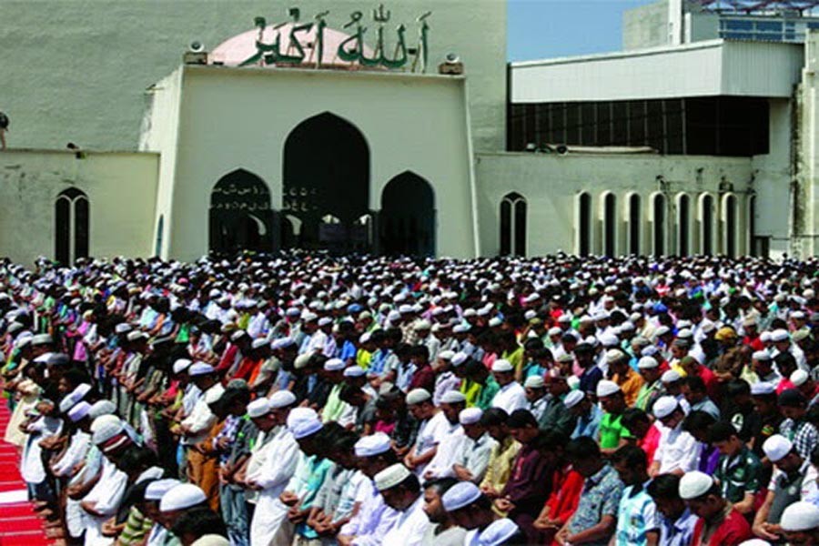 Baitul Mukarram hosts five Eid congregations