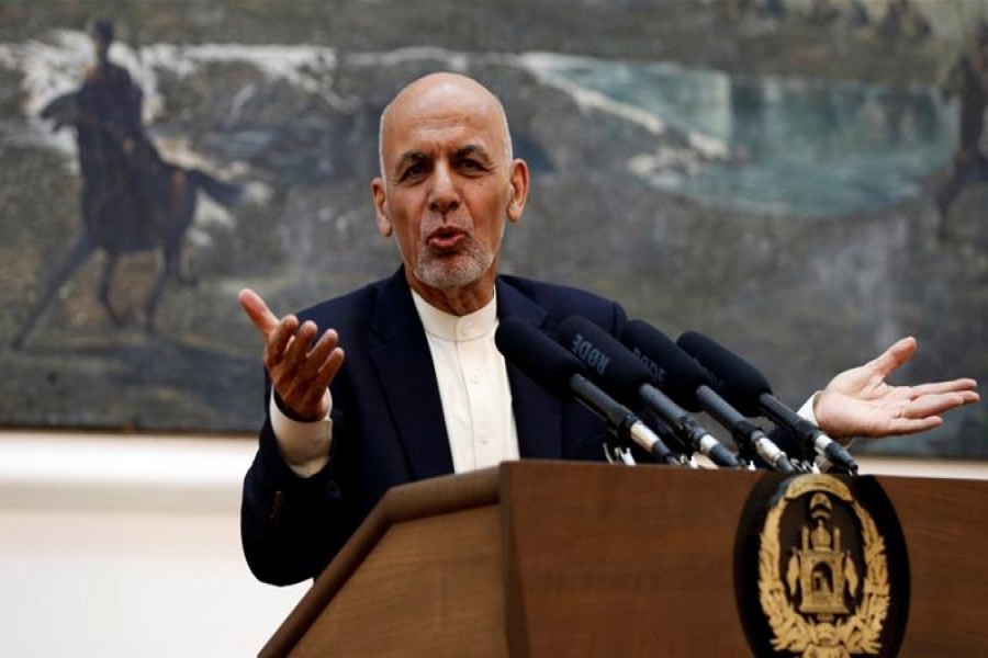 Afghan President Ghani wants talks with the Taliban 'to happen in presence of the Afghan government. - Reuters