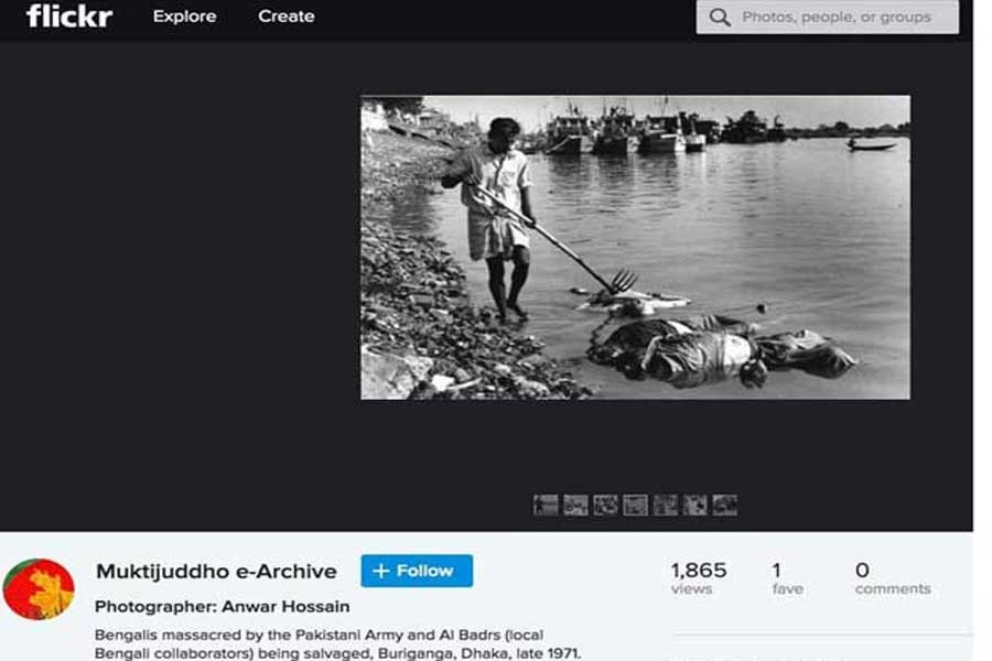 Myanmar army has used this Flickr image, depicting the bodies of Bengalis being retrieved following their massacre in Dhaka in 1971, in a book in a sinister rewrite of Rohingya crisis: Reuters